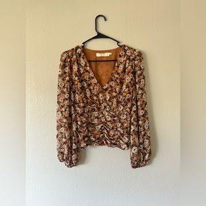 ASTR the Label Floral Blouse